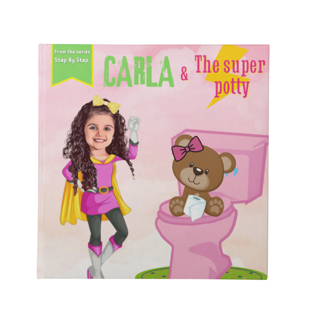Personalized Potty Training Story Book with Photo For Girls